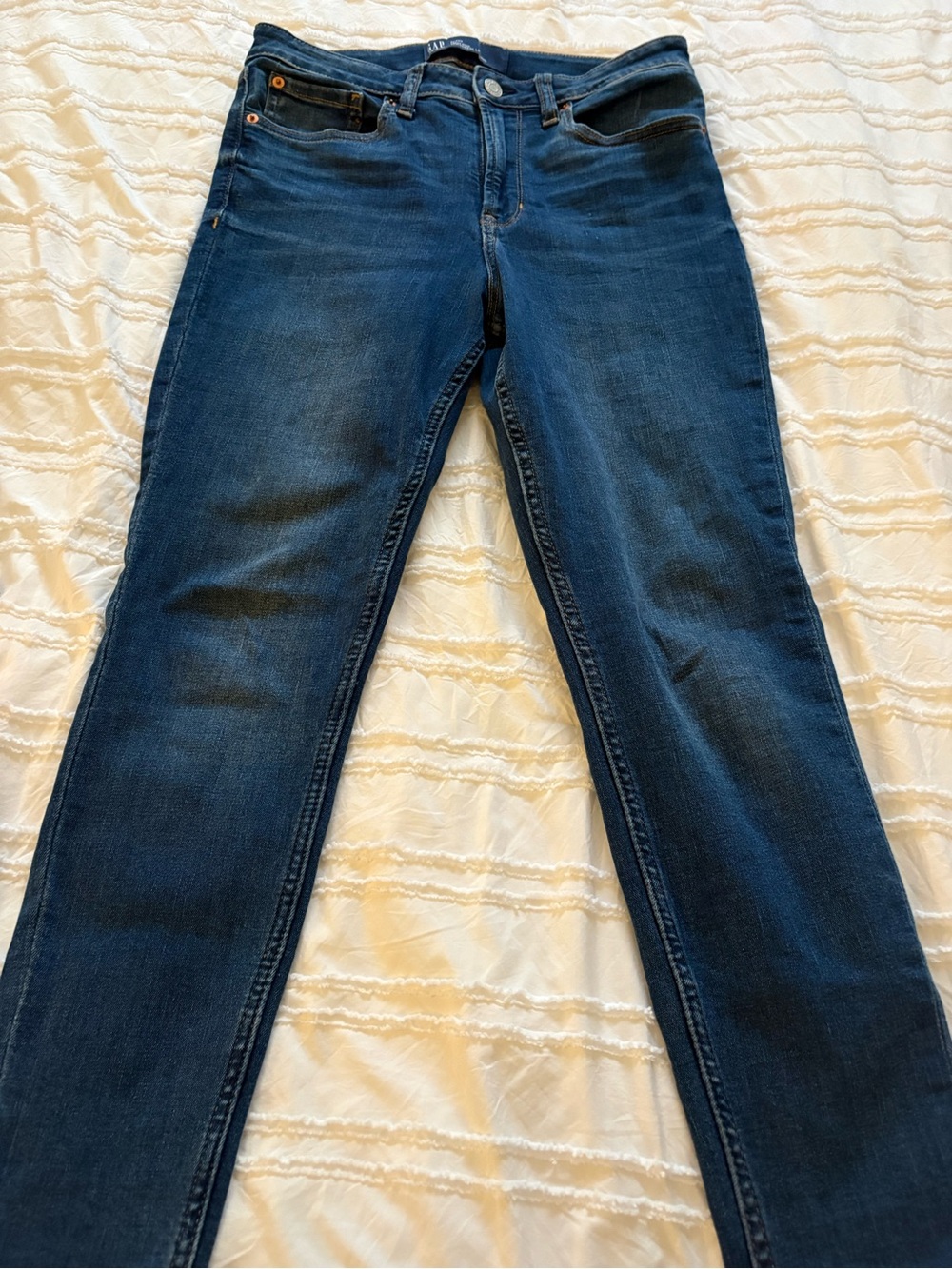 GAP Women’s Dark Indigo Straight-Leg Jeans - Size 8 short